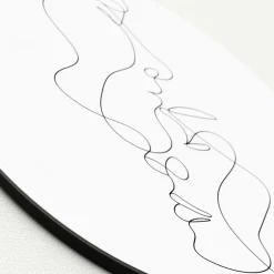 PRO ART Glasbild FACE LINES III