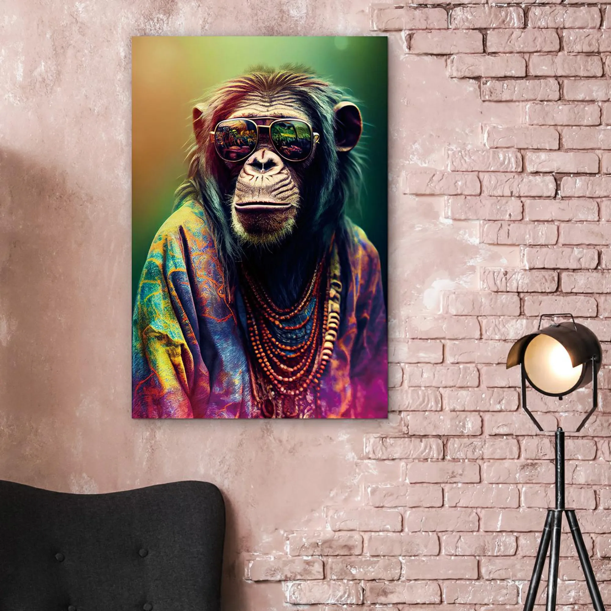 Sonstige Glasbild HIPPIE STYLE