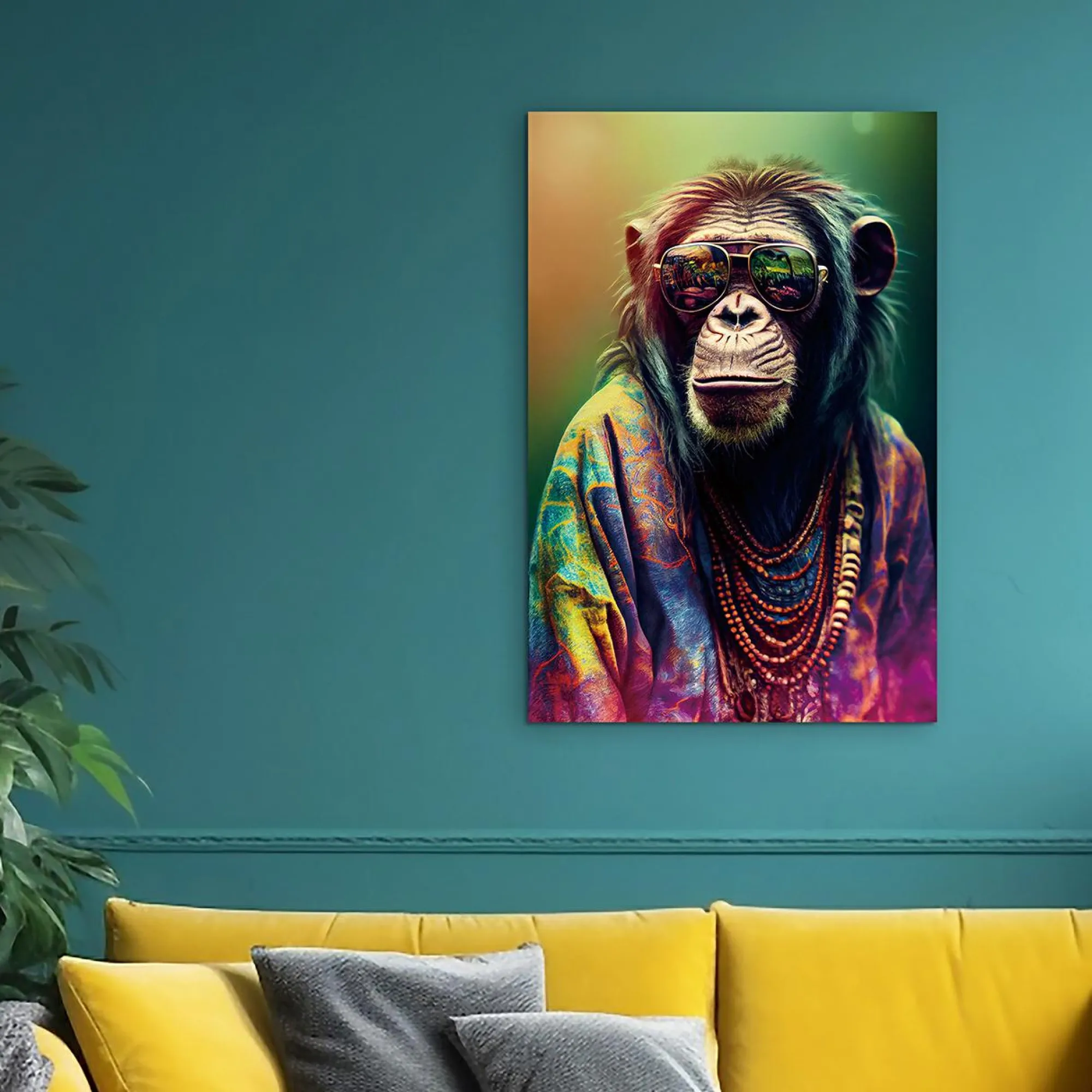 Sonstige Glasbild HIPPIE STYLE