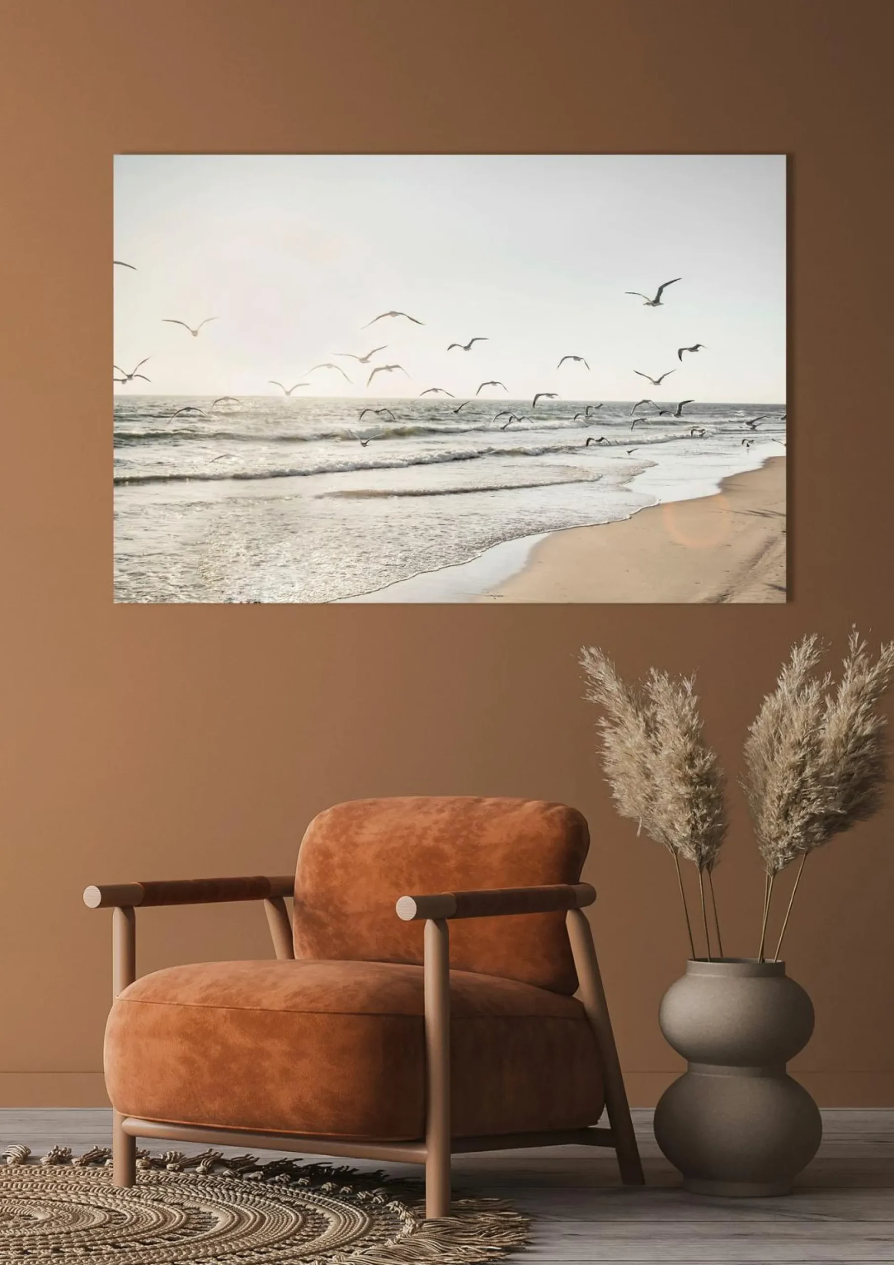 Best Sonstige Glasbild MÖWEN ÜBER DEM MEER