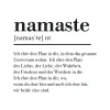 PRO ART Glasbild NAMASTE II