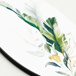 Clearance PRO ART Glasbild WATERCOLOURED PALM