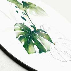 PRO ART Glasbild WATERCOLOURED PALM