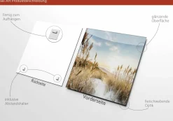 PRO ART Glasbild WILDER STRAND III