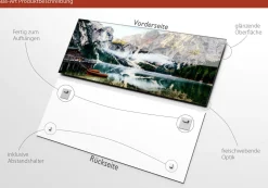 PRO ART Glasbild WILDSEE IV