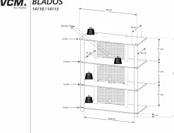 VCM Hifi-Möbel Blados