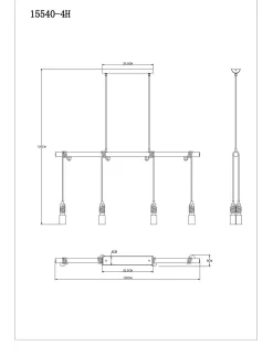 GLOBO Lighting Hängeleuchte ALEXIUS