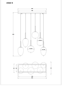 Sale GLOBO Lighting Hängeleuchte BLACKY