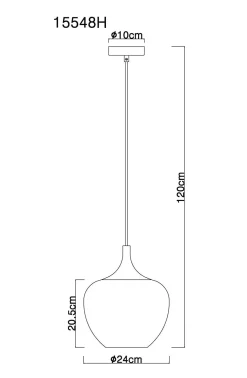 GLOBO Lighting Hängeleuchte MAXY