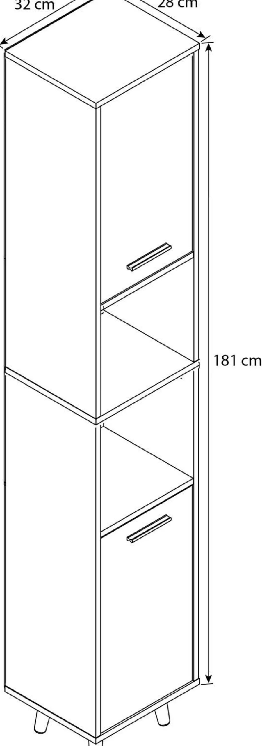 VCM Hochschrank LANDOS