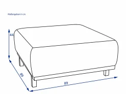 MAXFURN Hocker BONANZA 2