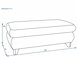 Hot SYSTEMPOLSTER Hocker MARLA