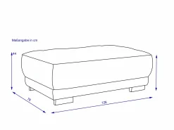 SYSTEMPOLSTER Hocker XXL MILLA