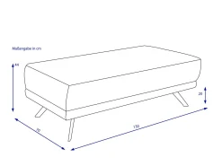 SYSTEMPOLSTER Hocker XXL MAXINE