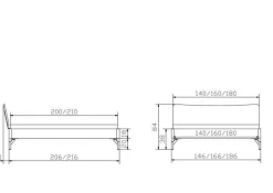 HASENA Holzbett ALBINIA