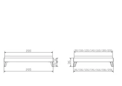 New HASENA Holzbett CALVARI