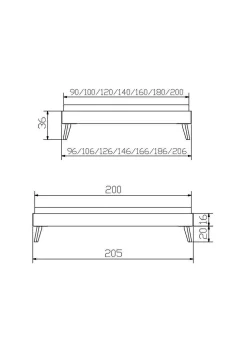 Outlet HASENA Holzbett CALVARI