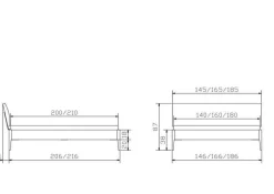 HASENA Holzbett FANANO