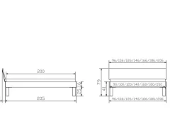 HASENA Holzbett FORTI