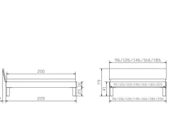HASENA Holzbett FORTI