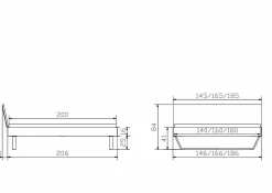 HASENA Holzbett GLEVA
