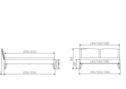 Sale HASENA Holzbett MARETO