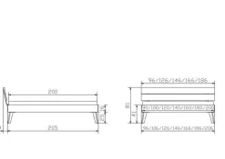 HASENA Holzbett ORTONA