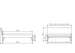 HASENA Holzbett PESARO