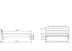 HASENA Holzbett PRATO
