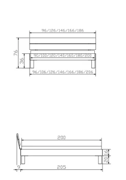 Discount HASENA Holzbett PRATO