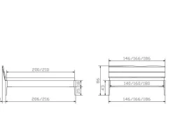 HASENA Holzbett SABBIONI