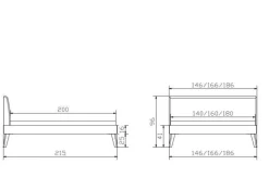 HASENA Holzbett SIMONE