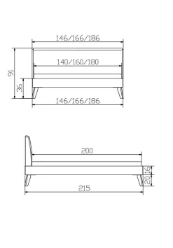 HASENA Holzbett SIMONE