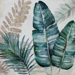 Hot Sonstige Keilrahmenbild BLÄTTER IN GRÜN