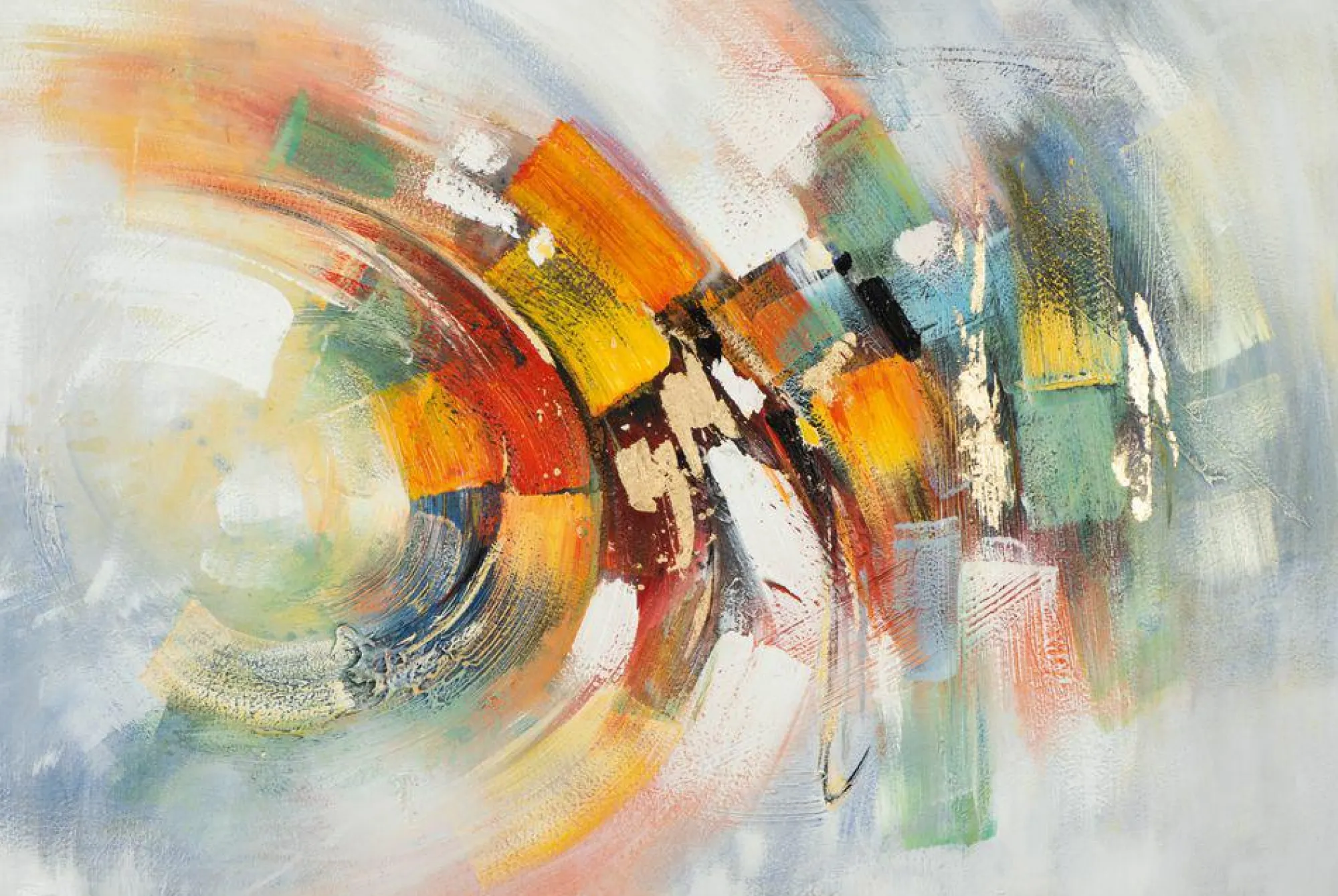 Clearance Sonstige Keilrahmenbild BUNTE WELLE