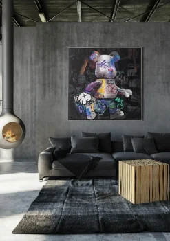 Discount Sonstige Keilrahmenbild BUSY BEAR