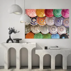 queence Keilrahmenbild COLORFUL World