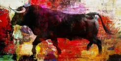 Clearance Sonstige Keilrahmenbild COLOUR BULL
