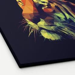 Best PRO ART Keilrahmenbild COLOURFUL TIGER