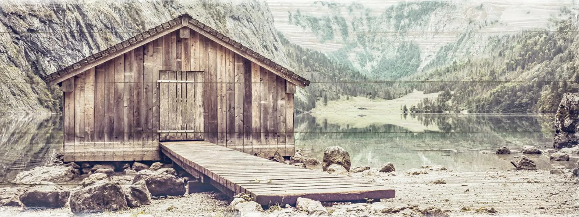 PRO ART Keilrahmenbild COTTAGE