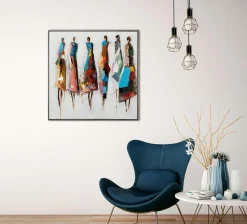 Sonstige Keilrahmenbild DAMENGRUPPE