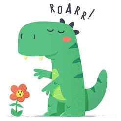 Hot PRO ART Keilrahmenbild DINOS I