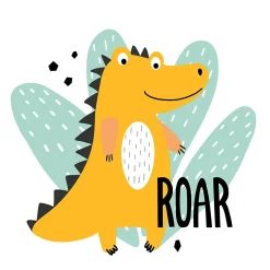 PRO ART Keilrahmenbild DINOS II