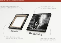 PRO ART Keilrahmenbild ELEPHANT HEAD