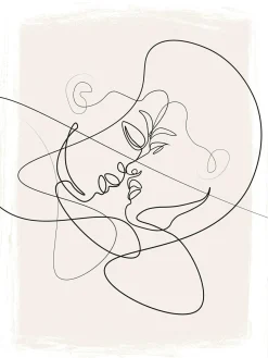 PRO ART Keilrahmenbild FACES VI