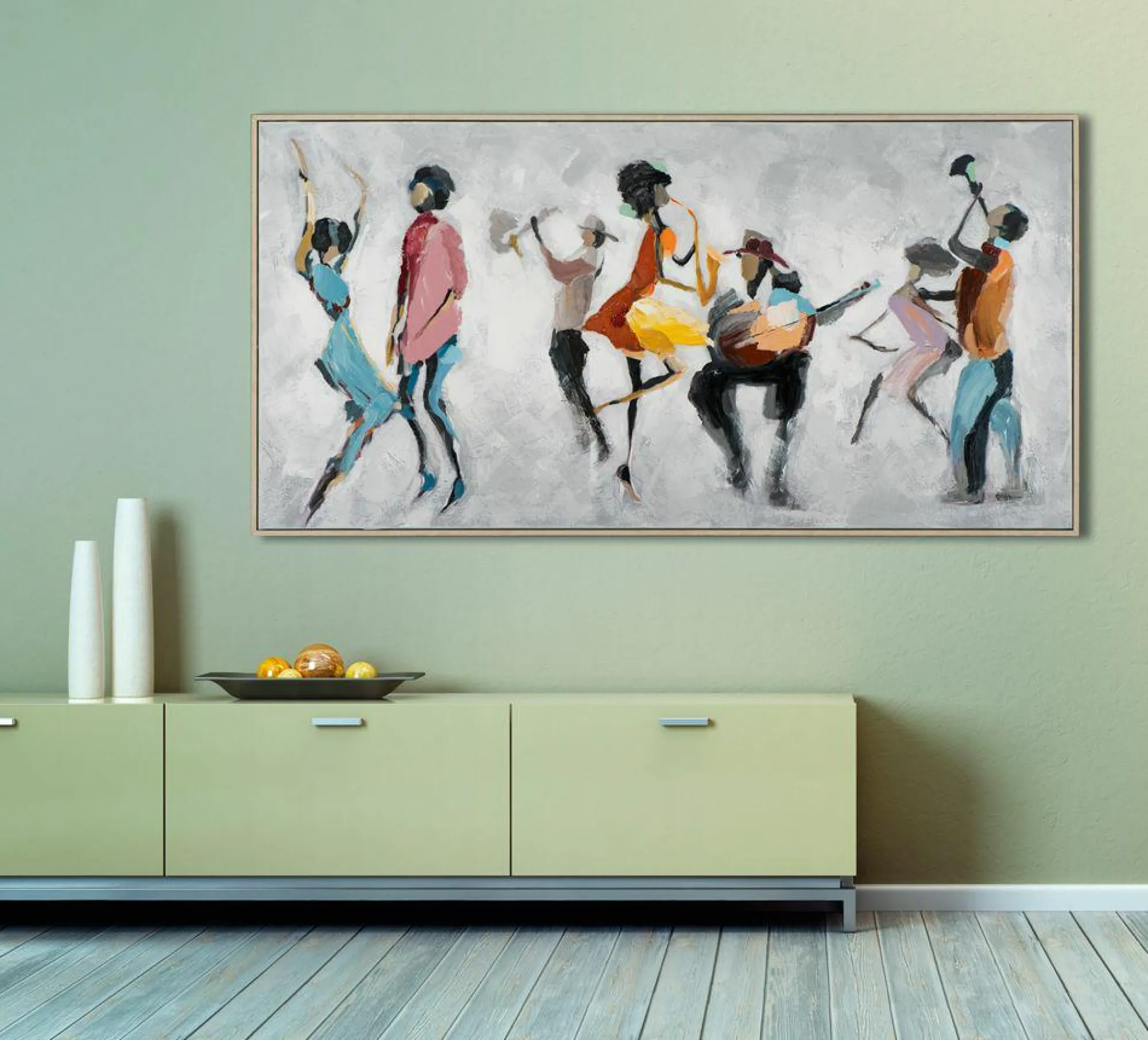 Sonstige Keilrahmenbild FLOTTER TANZ