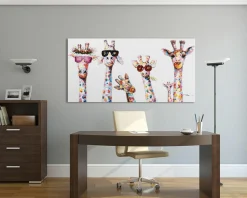 Sonstige Keilrahmenbild GIRAFFEN