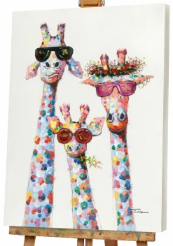 Discount Sonstige Keilrahmenbild GIRAFFEN