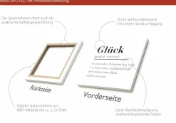 PRO ART Keilrahmenbild GLÜCK