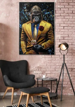 Discount Sonstige Keilrahmenbild GORILLA MEN